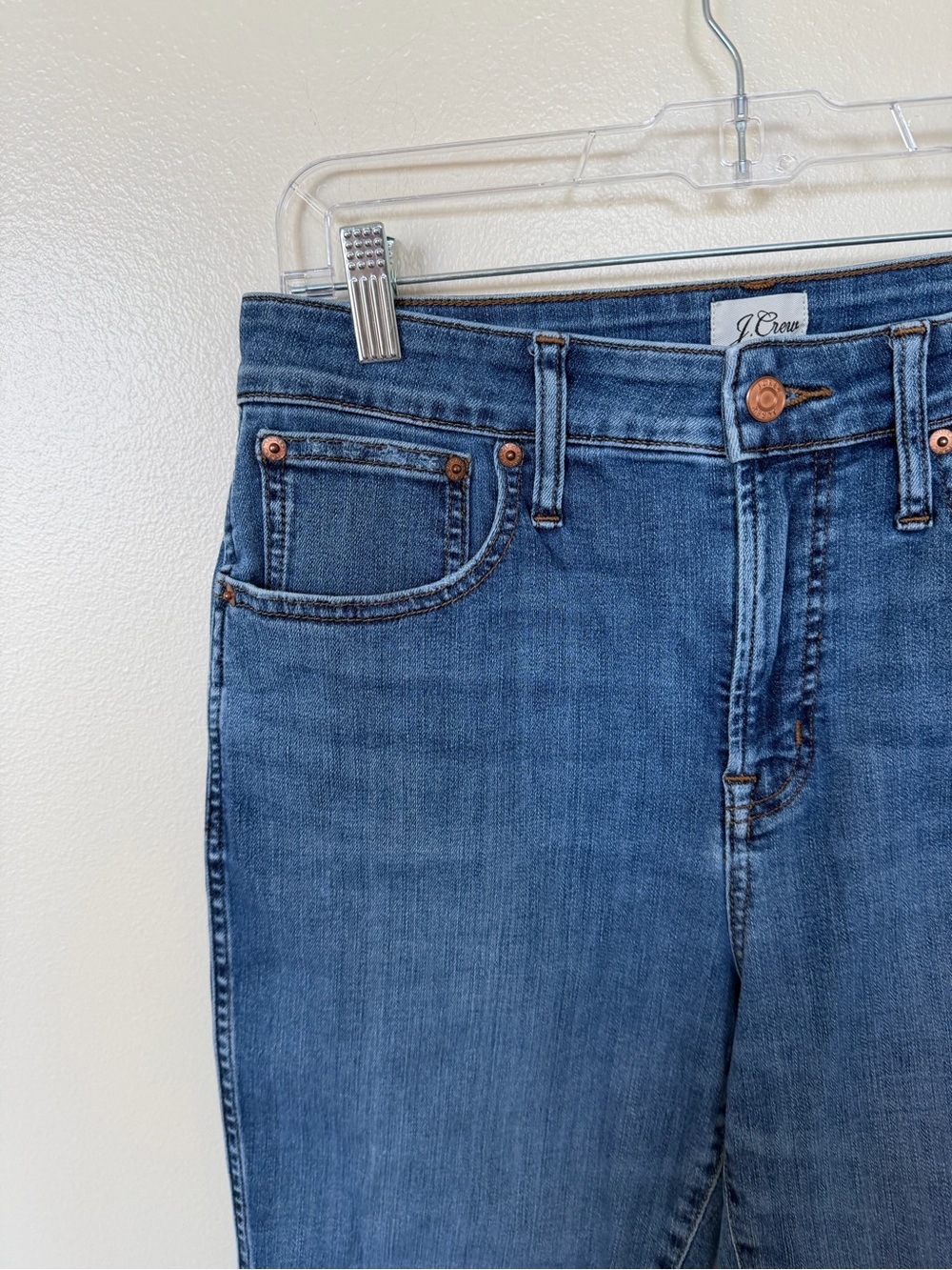 J. CREW Curvy Vintage Straight Light Wash Denim Jean - Picture 4 of 5
